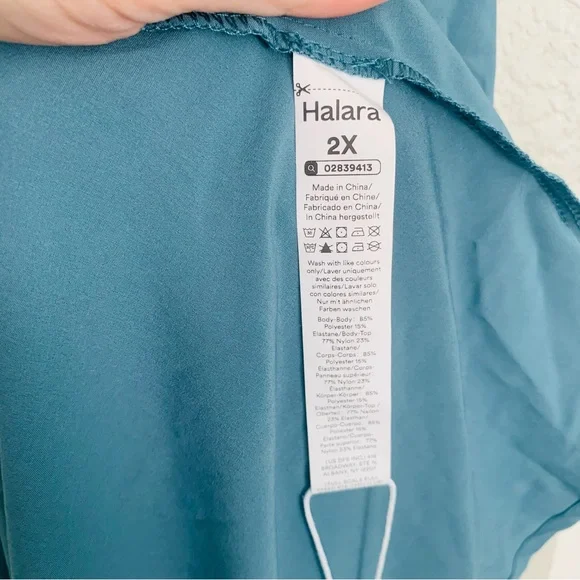 Halara Breezeful High Low Flowy Midi Quick Dry Casual Plus Size Dress Sz 2X NWT - Picture 5 of 8